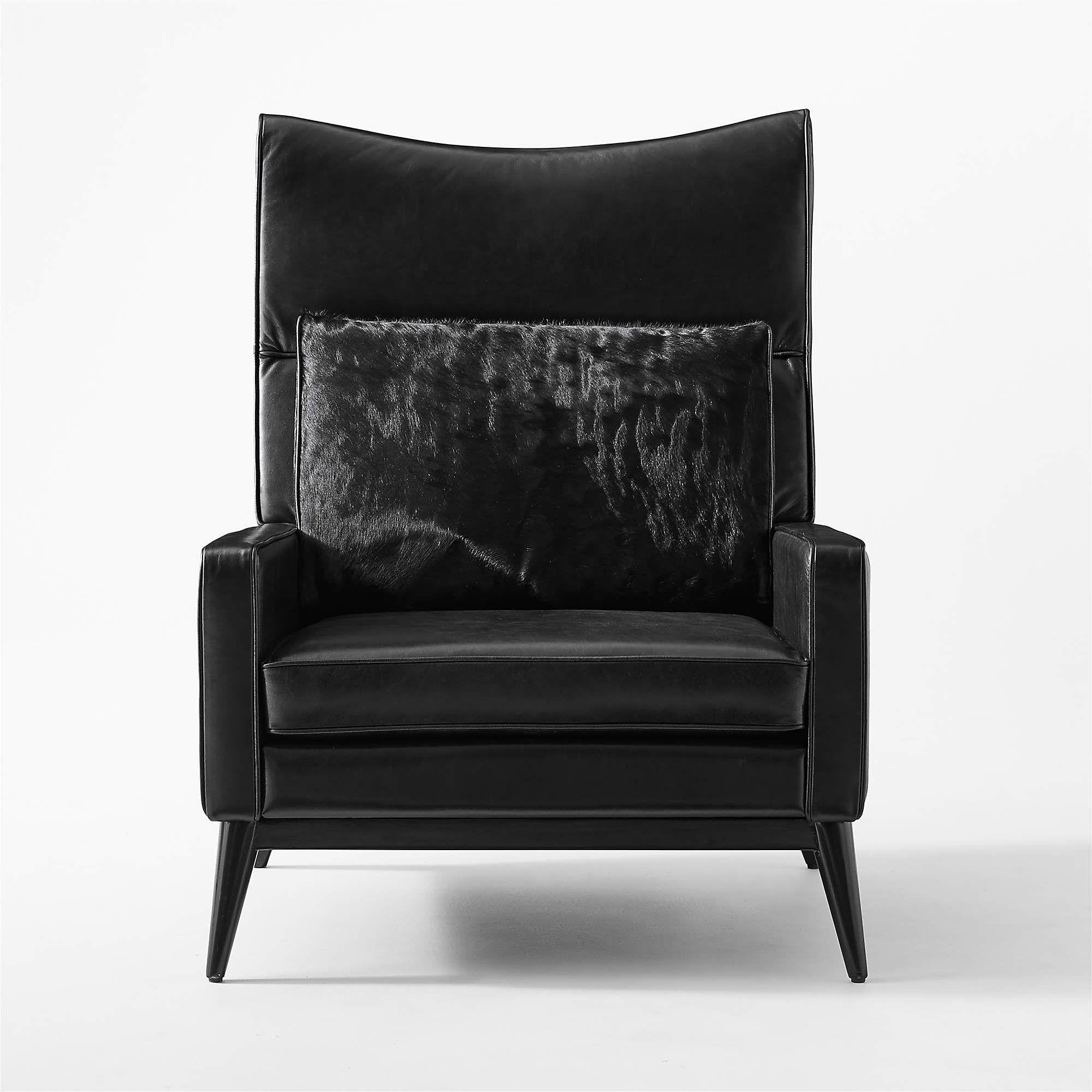 Embassy Black Lounge Chair Model 314 | CB2 | CB2