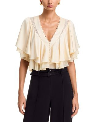Cinq a Sept Mary Cropped Top | Bloomingdale's (US)