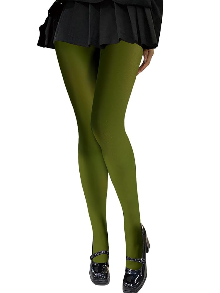 OYOANGLE Women's Sheer High Waist Pantyhose Tights Thigh High Stockings Leggings | Amazon (US)