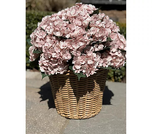 Make Your Selection: Simply Stunning Indoor/Outdoor Faux Hydrangea Urn Filler by Janine Graff | QVC