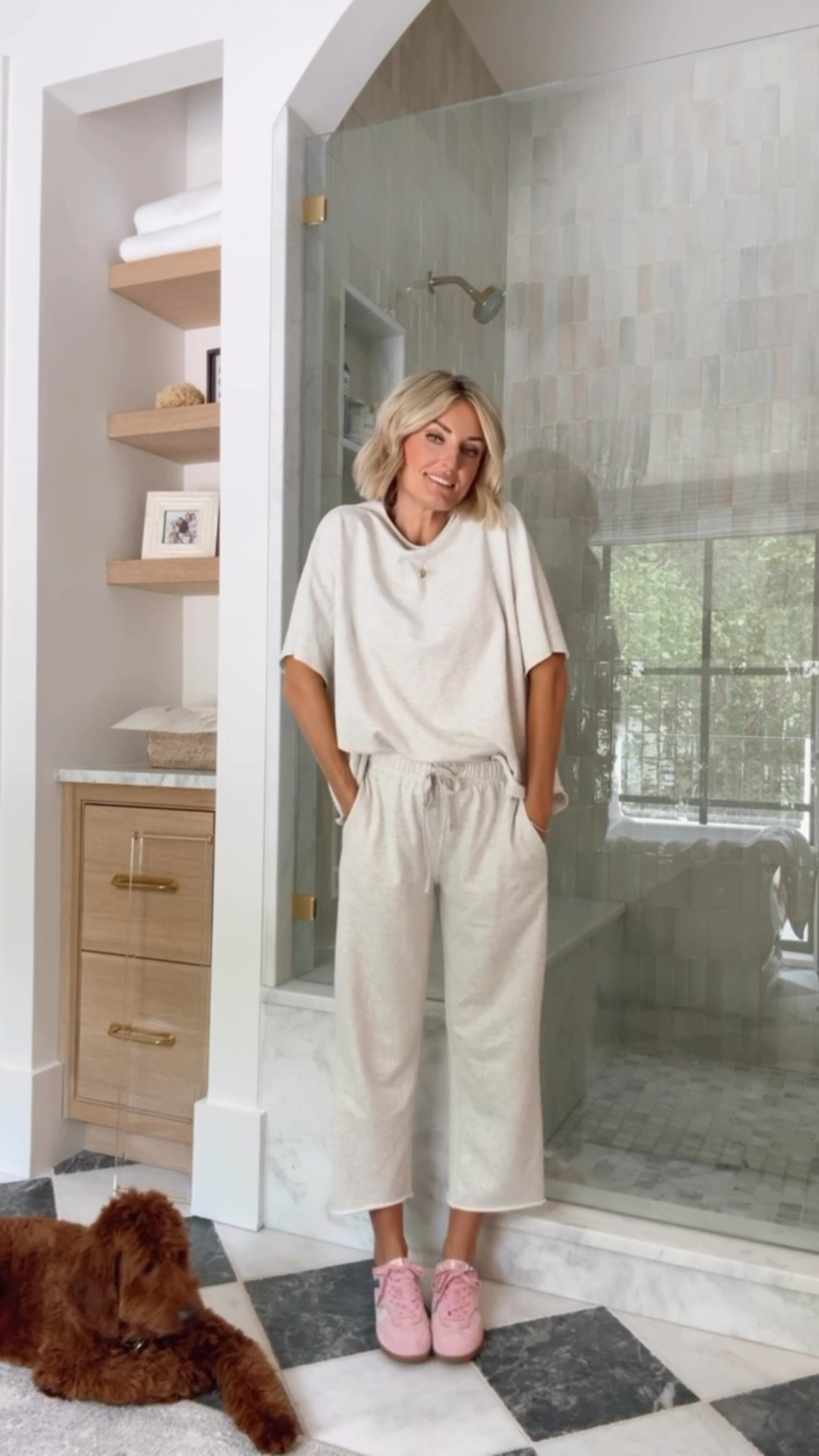 One of my favorite sets of all time! I have this in so many colors! It’s so comfortable for travel! Wearing S!

Loverly Grey, matching sets, lounge sets, loungewear, travel outfit 

#LTKTravel