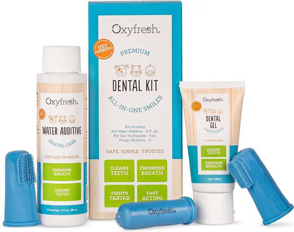 OXYFRESH Dog & Cat Dental Kit - Chewy.com | Chewy.com