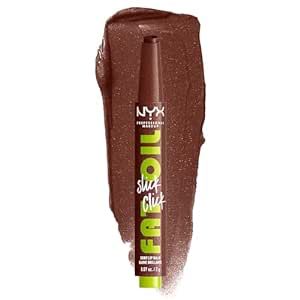 NYX PROFESSIONAL MAKEUP Fat Oil Slick Click, Lightweight, Buildable, Pigmented Vegan Lip Balm - T... | Amazon (US)
