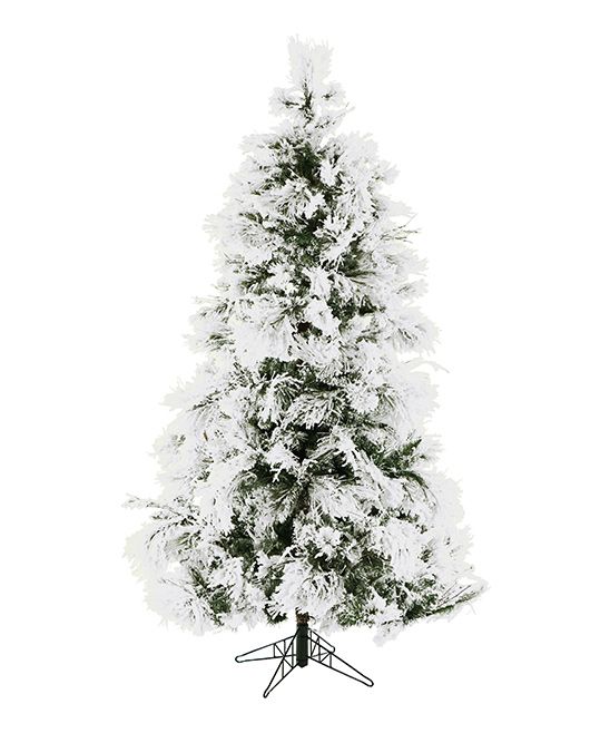 Flocked Snowy Pine Christmas Tree | zulily