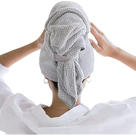 VOLO Hero Microfiber Hair Towel, Super Absorbent, Ultra-Soft, Fast Drying | Reduce Dry Time by 50%,  | Amazon (US)