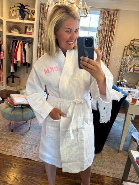 Loving my new robe that just arrived… I’m a monogram girl for sure!

Use code catherine10 sitewide


#LTKhome #LTKbeauty #LTKover40