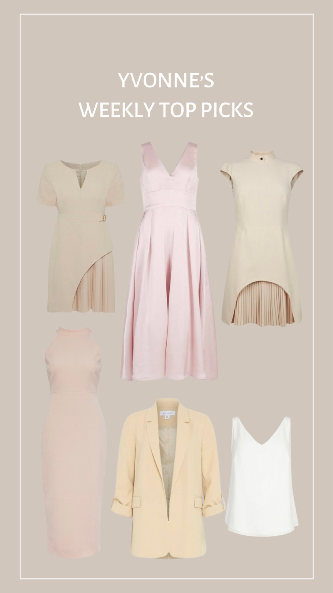 Weekly Top Picks, spring style, occasion wear, spring dress, Karen Millen, Coast, Warehouse fashion, Military style dress, Satin midi dress, roll sleeve blazer, white cami 

#LTKstyletip #LTKSeasonal #LTKeurope