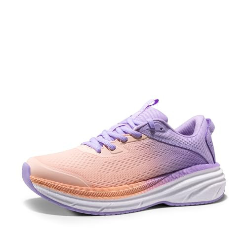 NORTIV 8 Women's Road Running Tennis Shoes FlexLife Comfortable Walking Shoes Athletic Workout Gym Cross Trainer Sneakers,Size 8,Pink/Purple,SNRR241W | Amazon (US)