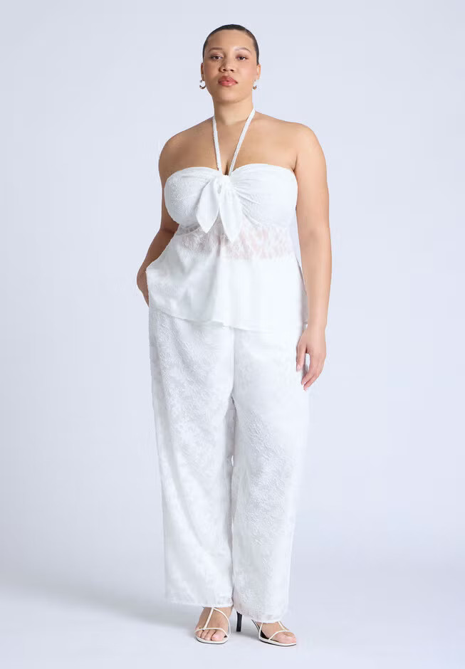 Textured Jacquard Pants | Eloquii