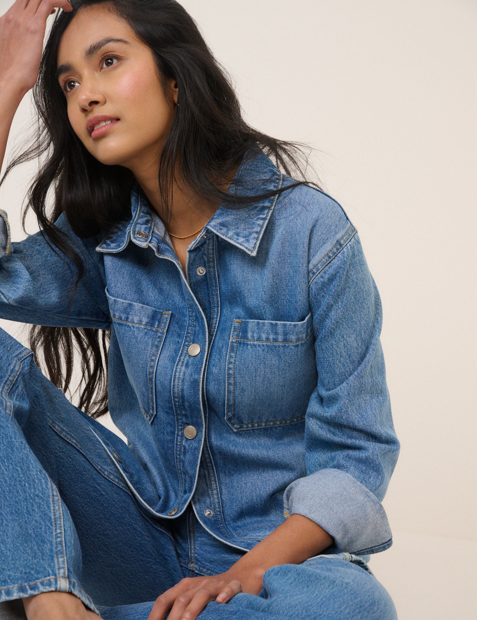 Denim Overshirt | Nobody's Child
