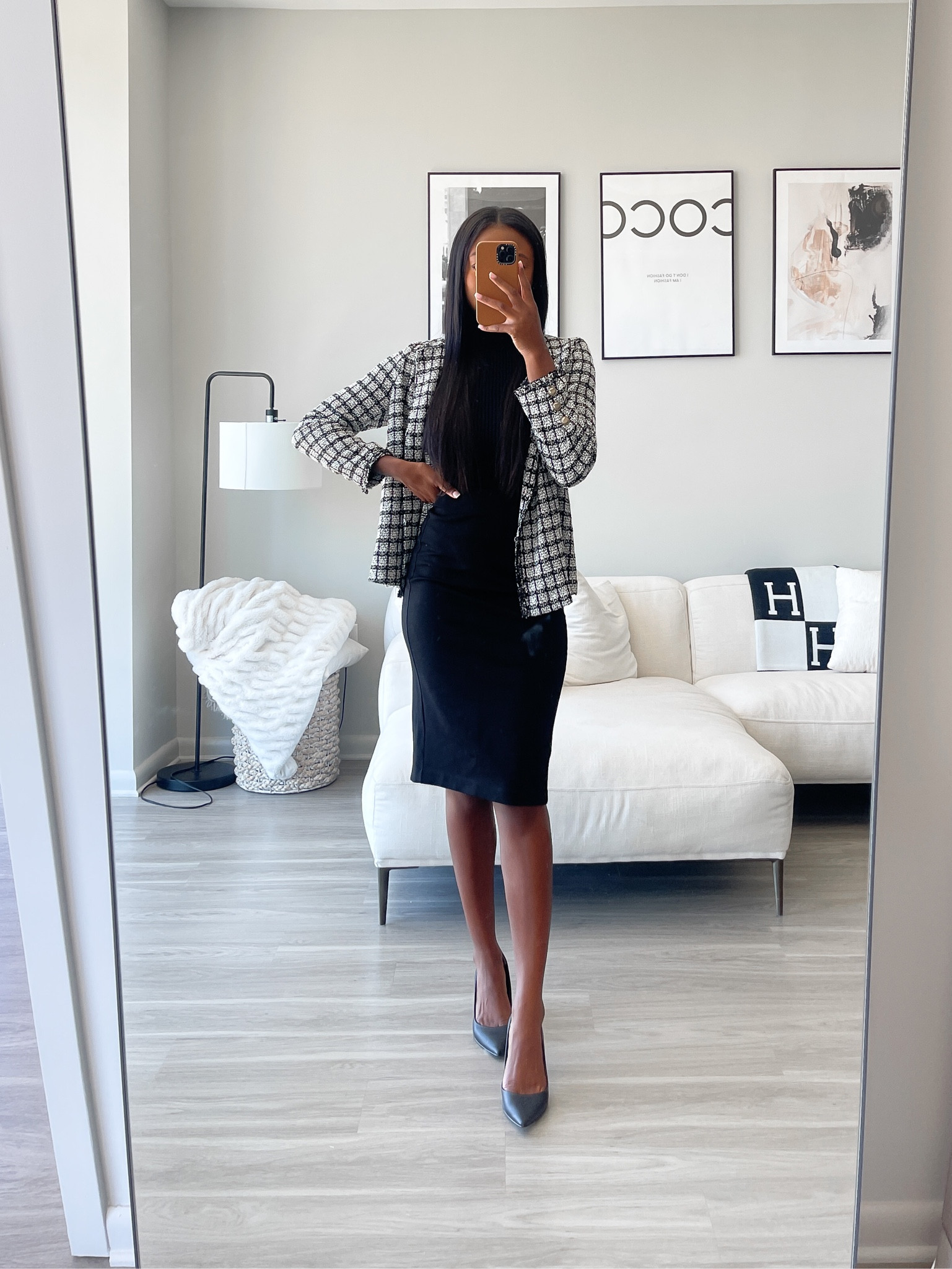 Fall office look! This pencil skirt and blazer combo is a must-have 🖤

#LTKSeasonal #LTKunder100 #LTKworkwear