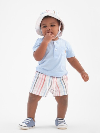 Baby Linen-Cotton Outfit Set | Gap (US)
