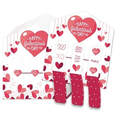 Big Dot of Happiness Happy Galentine's Day - Valentine's Day Party Game Pickle Cards - Pull Tabs ... | Target