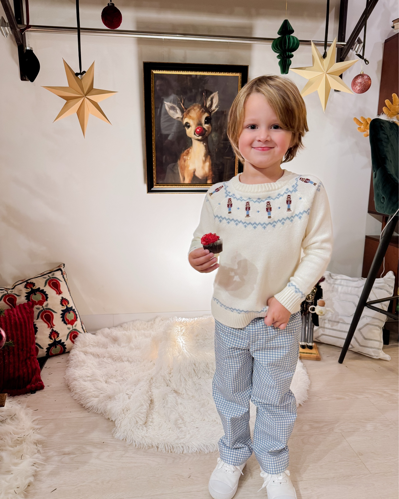 Christmas sweater | toddler outfit | holiday party | Christmas outfit | nutcracker | sibling matching | gingham pants 

#LTKKids #LTKootd #LTKHoliday