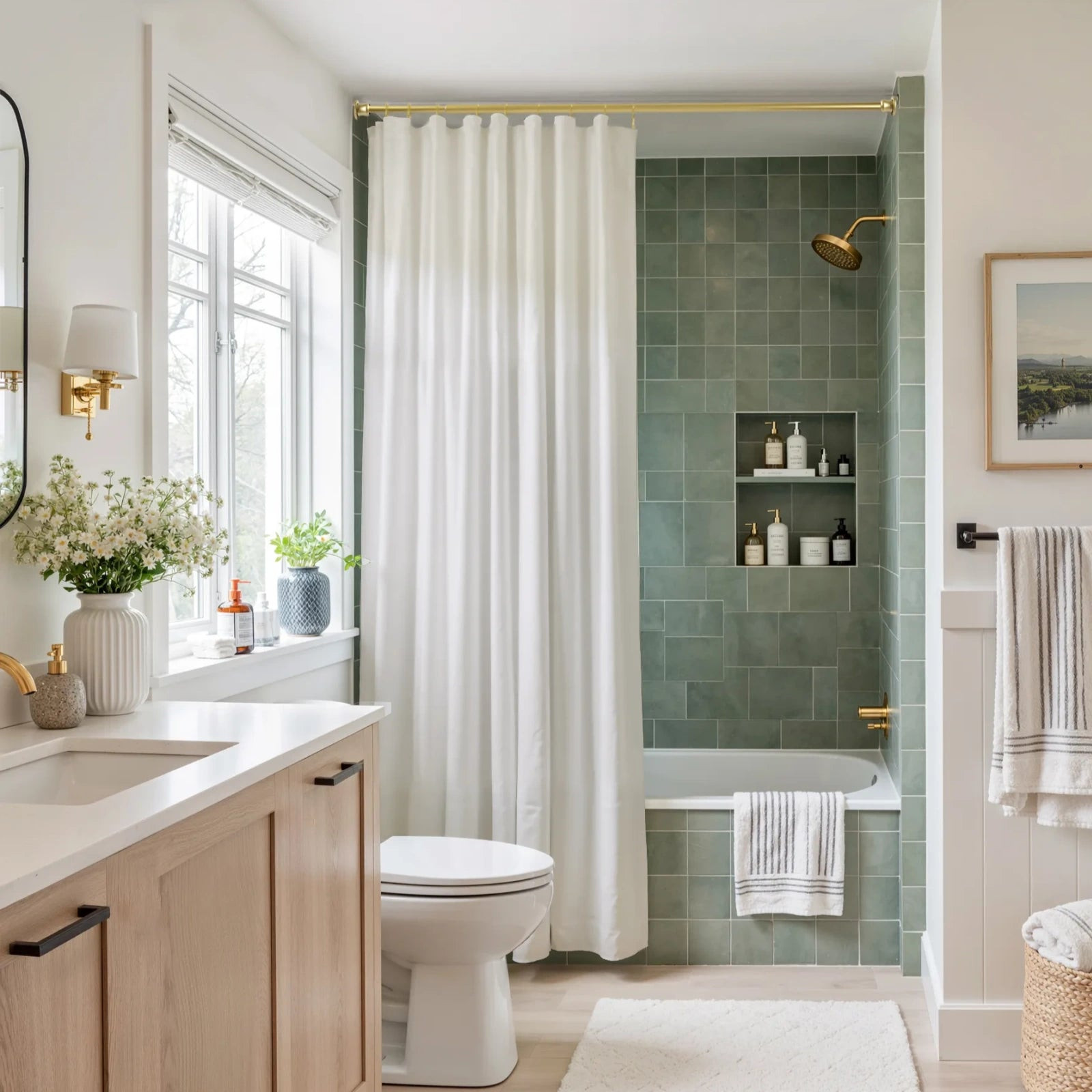 Heck Solid Waterproof Shower Curtain | TWOPAGES