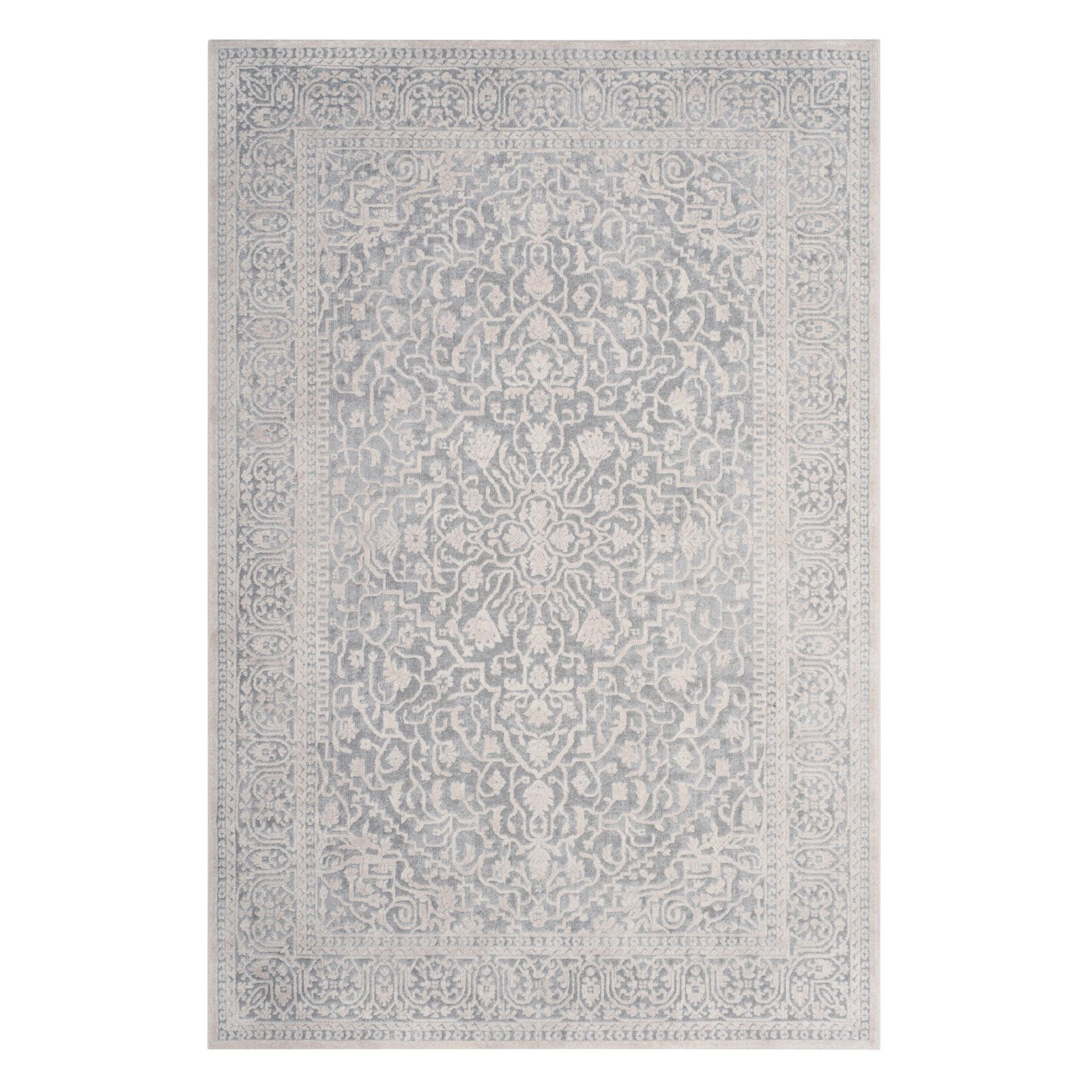 SAFAVIEH Reflection Dolkar Traditional Area Rug, Light Grey/Cream, 8' x 10' | Walmart (US)
