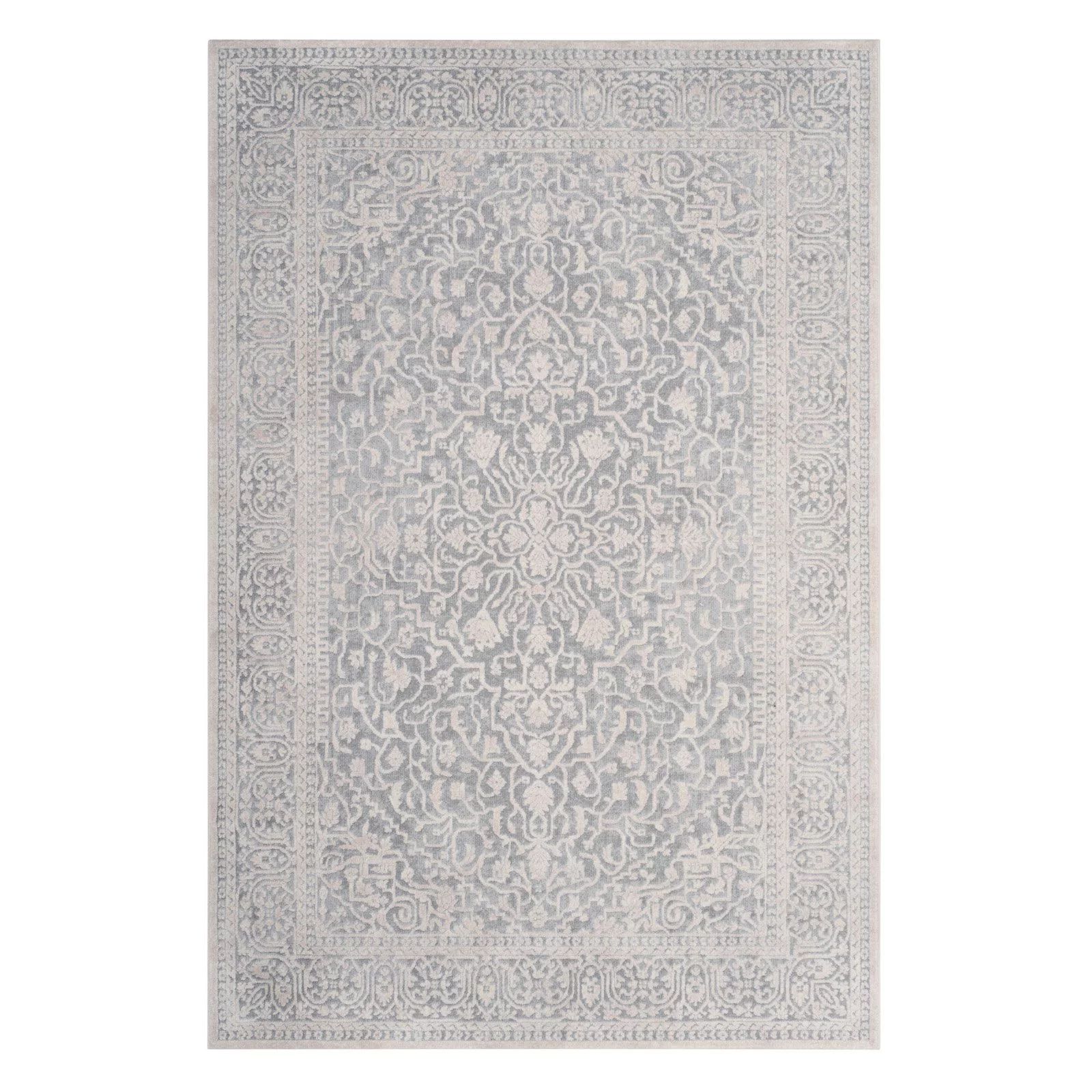 SAFAVIEH Reflection Dolkar Traditional Area Rug, Light Grey/Cream, 8' x 10' | Walmart (US)