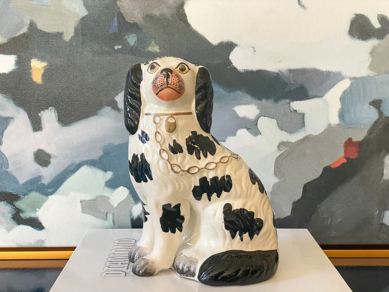 Antique AUTHENTIC Single Black and White Disraeli - Etsy | Etsy (US)