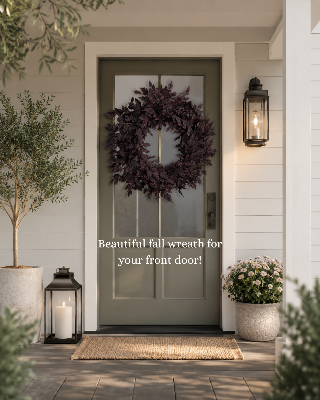 Beautiful fall wreath for your front door! 

 #LTKSeasonal #LTKHome #LTKSaleAlert