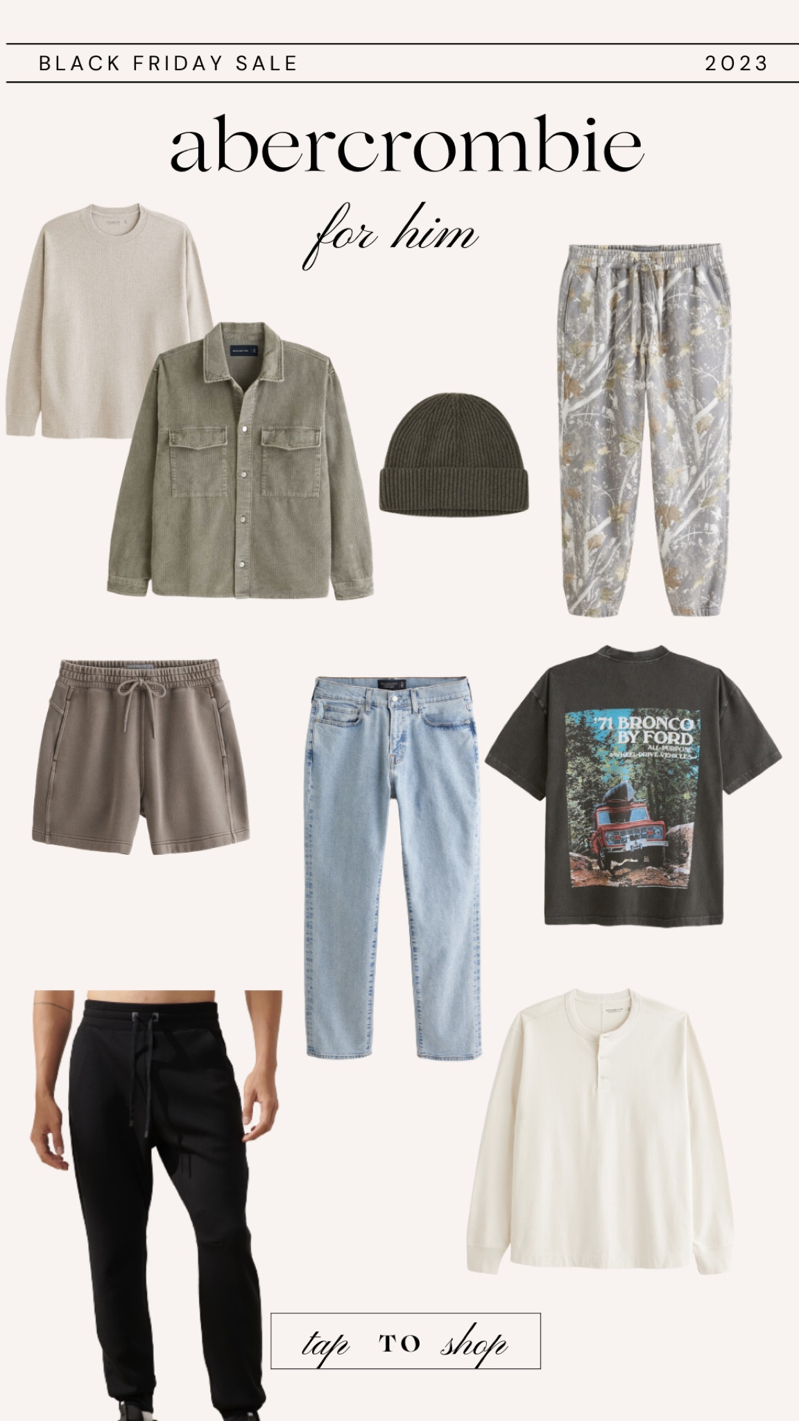 Abercrombie best sale of the year!! Black Friday 25% off + extra 15% with code CYBERAF 

#abercrombie #abercrombiecyberwekk

#LTKCyberWeek #LTKmens #LTKGiftGuide