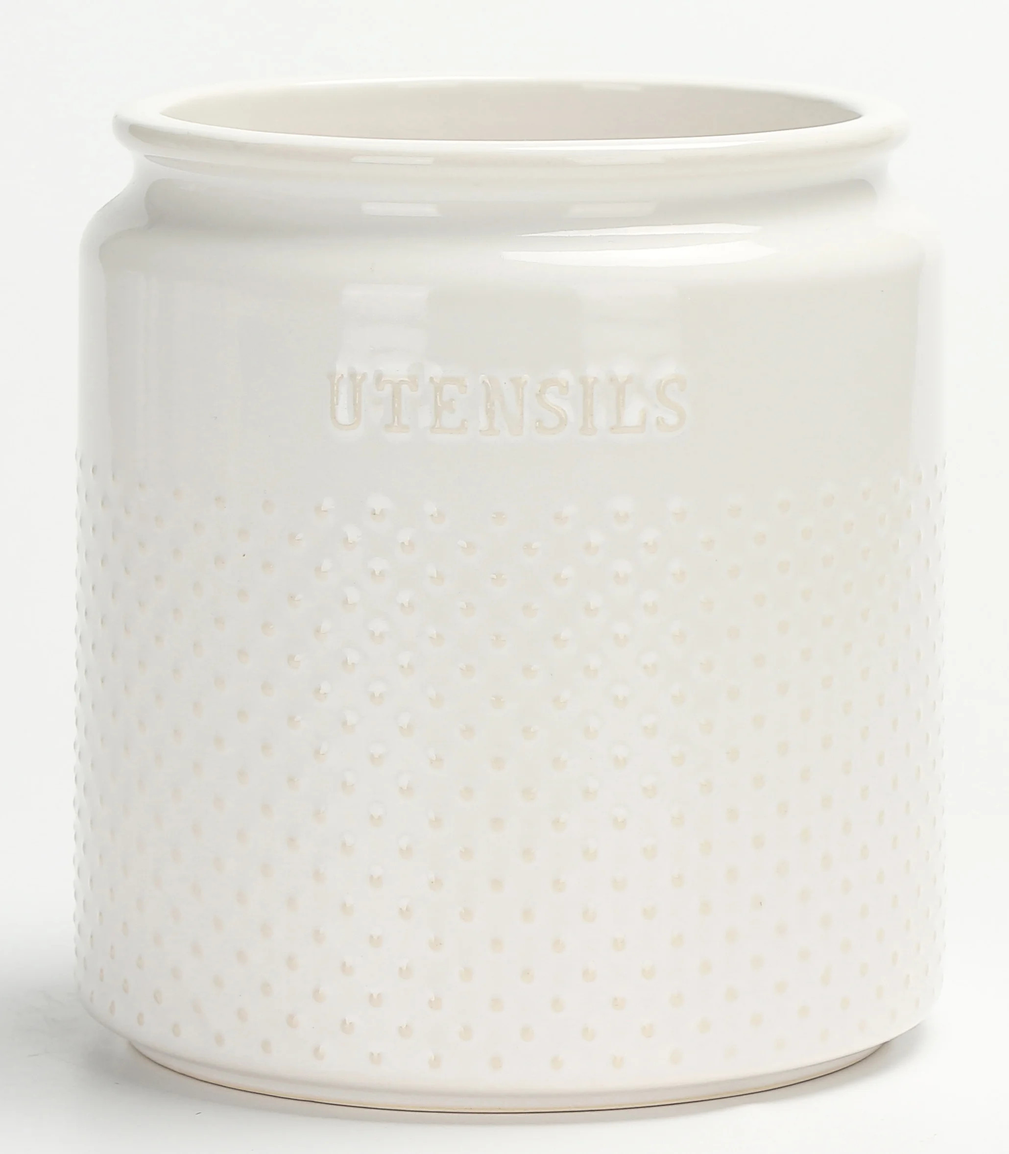 Better Homes & Gardens Ceramic Dotted Hobnail Utensil Holder | Walmart (US)