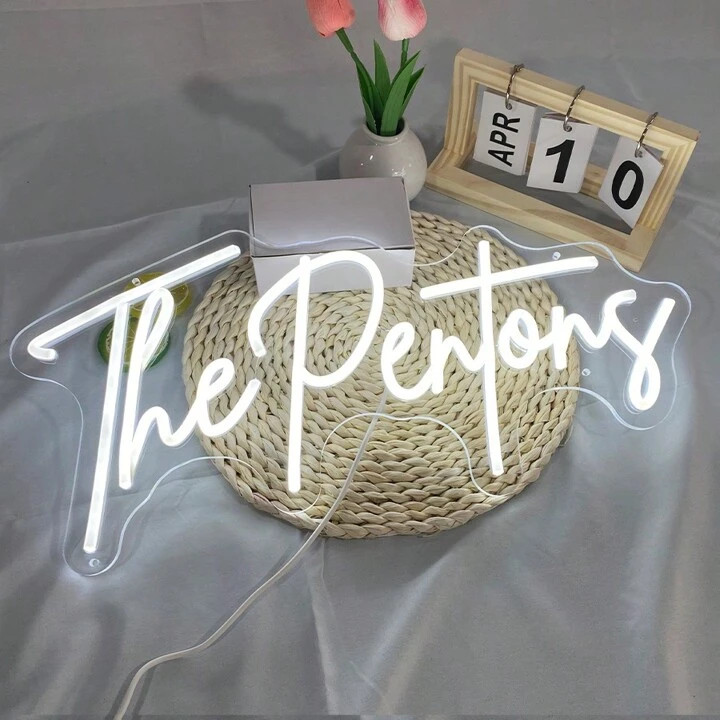 Custom Led Neon Sign For Wall Decor,Personalized Wedding Neon Sign Valentine's Day GiftFestival N... | SHEIN