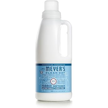 MRS. MEYER'S CLEAN DAY Liquid Fabric Softener, Infused with Essential Oils, Paraben Free, Rain Wa... | Amazon (US)