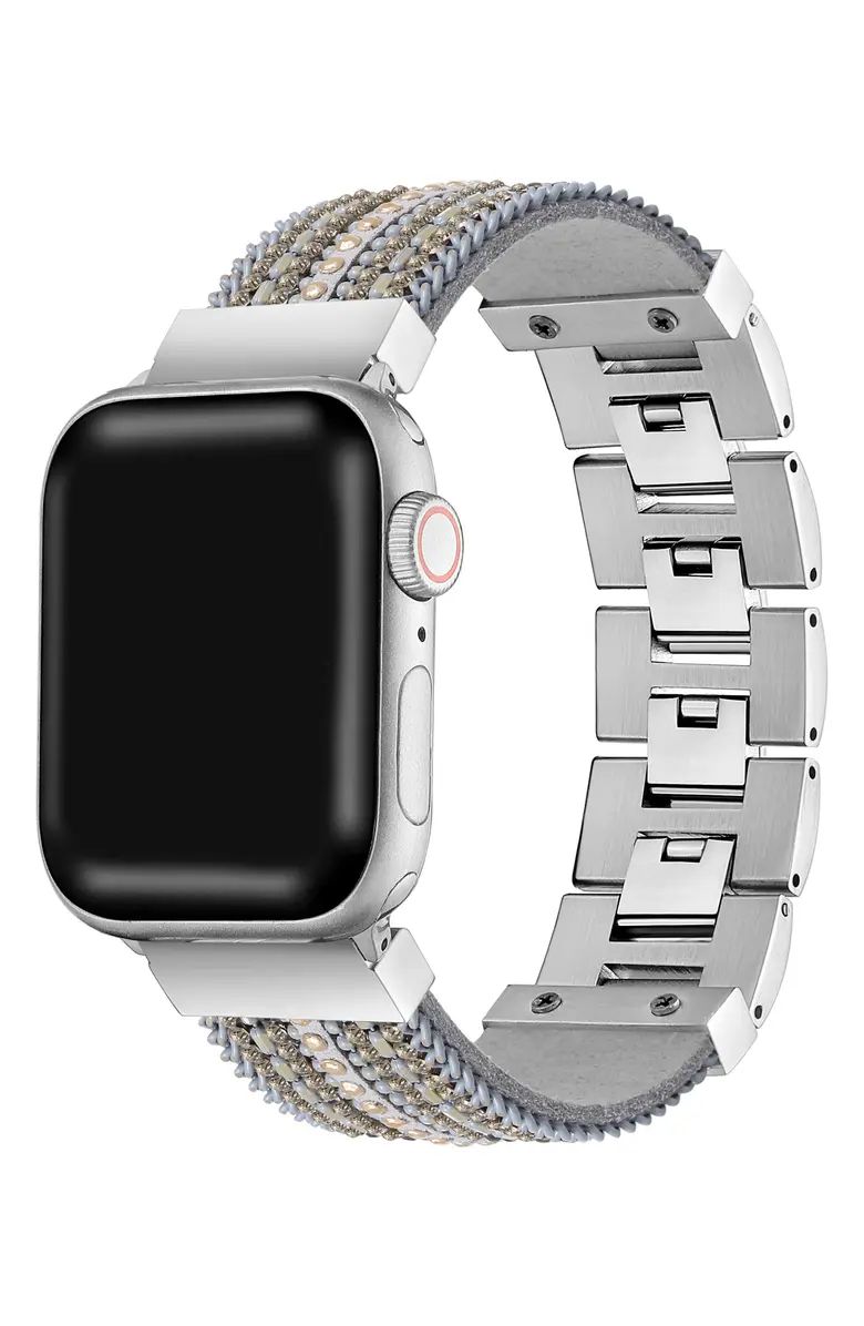 Beaded Apple Watch® SE & Series 7/6/5/4/3/2/1 Bracelet Watchband | Nordstrom