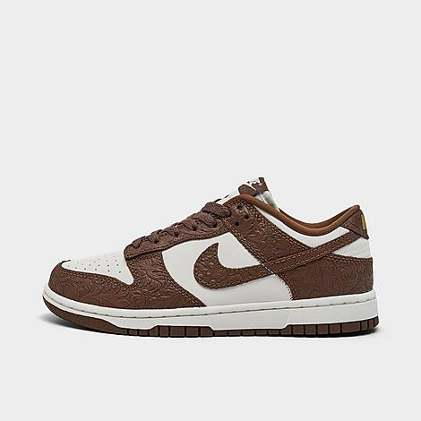 Nike Women's Dunk Low SE Casual Shoes in Sail/Fauna Brown/Sail Size: 10.0 | Finish Line (US)