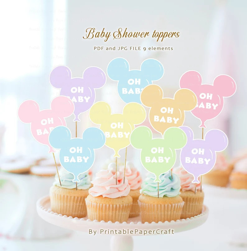 Babyland Baby Shower Decor, Baby Shower Cupcake Toppers, Happiest Baby Shower on Earth, Babyland ... | Etsy (US)