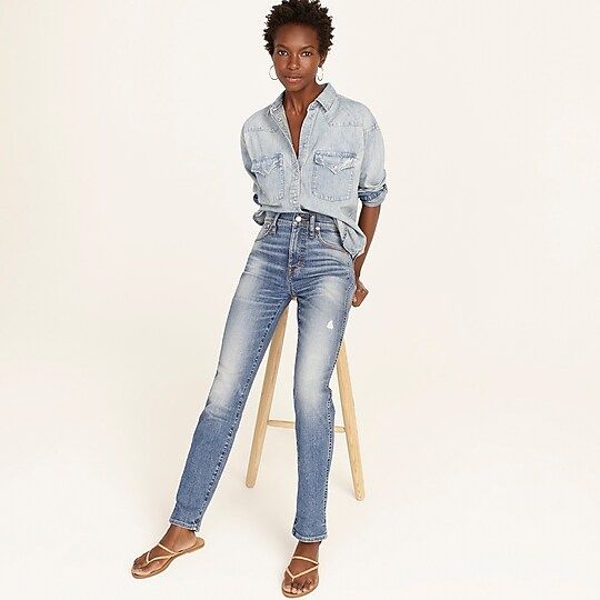 10" vintage slim straight jean in Breezy Ocean wash | J.Crew US