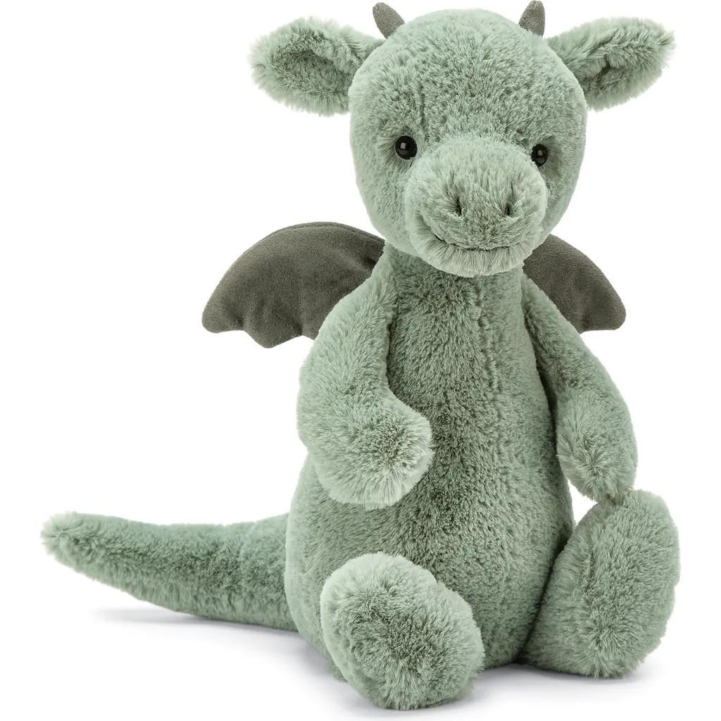 Jellycat Medium Bashful Dragon Stuffed Animal in Pastel Green at Nordstrom | Nordstrom