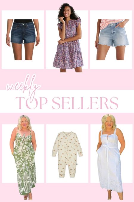 This week’s top sellers including Walmart and Target finds 😍💕 target outfits / Walmart outfits / spring outfit / spring dress / spring outfits / spring dresses / Walmart fashion / Target fashion / denim shorts / Walmart style / Walmart outfits / Walmart summer dress / summer dresses / summer fashion / summer outfits 

#LTKfindsunder100 #LTKSeasonal #LTKfindsunder50