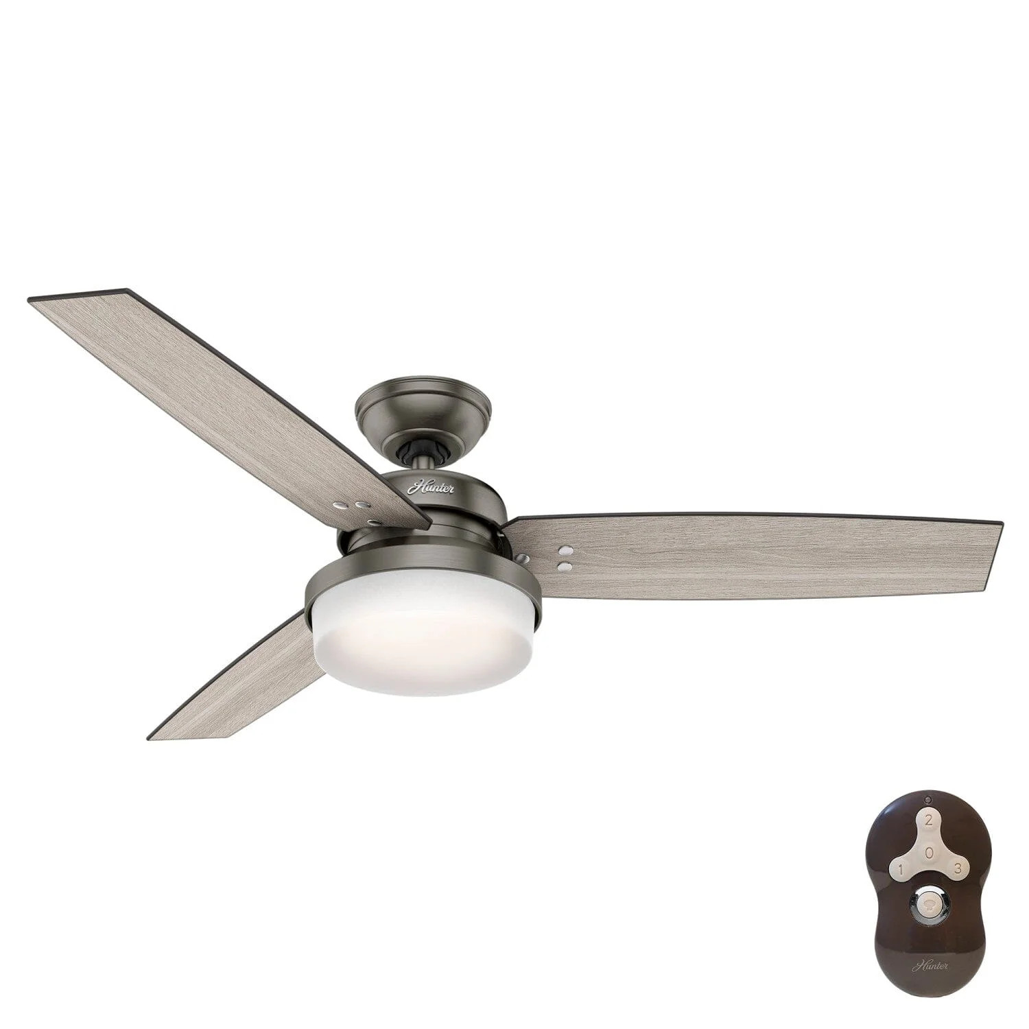 Sentinel with LED Light 52 inch Ceiling Fan | Hunter Fan Company