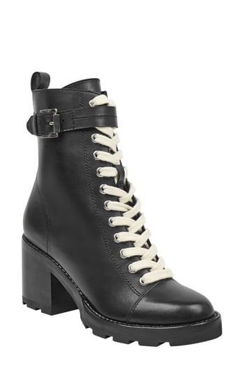 Women's Marc Fisher Ltd Waren Combat Boot, Size 5 M - Black | Nordstrom