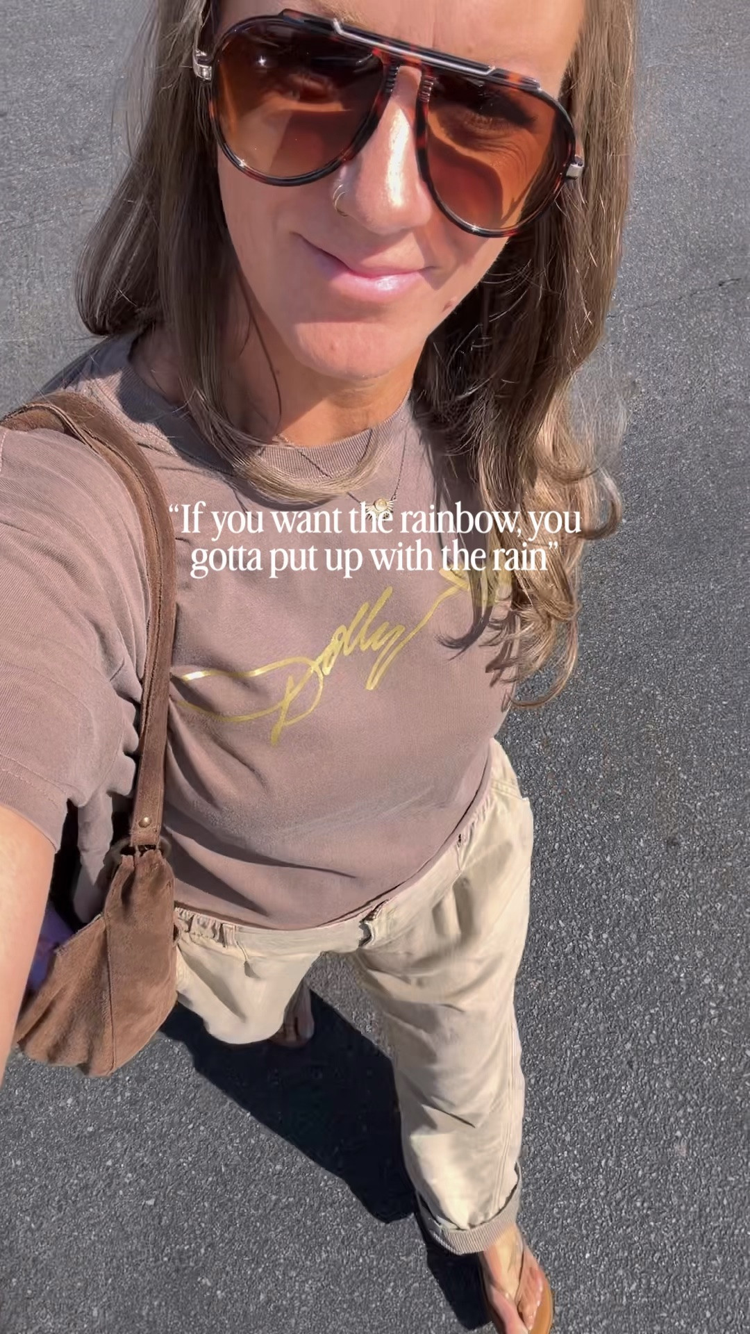 Happy Dolly Parton Day! 🦋

Large tee, large long pants, 11 sandals

#LTKTall #LTKOver40