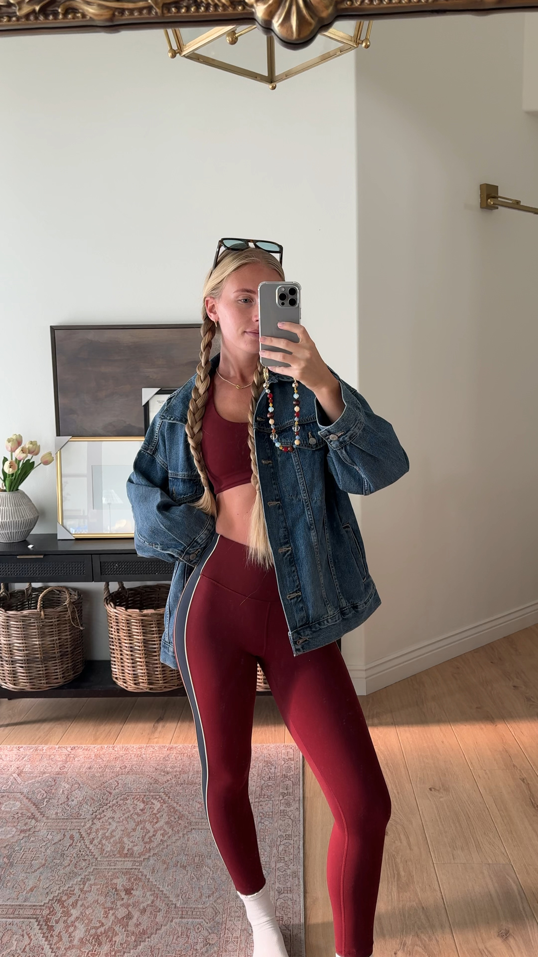 Can’t believe this entire set is under $50! Love the stripe and colors for fall!