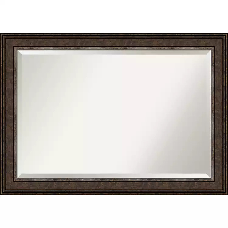 Bronze Panel Frame Beveled Mirror | Kirkland's Home
