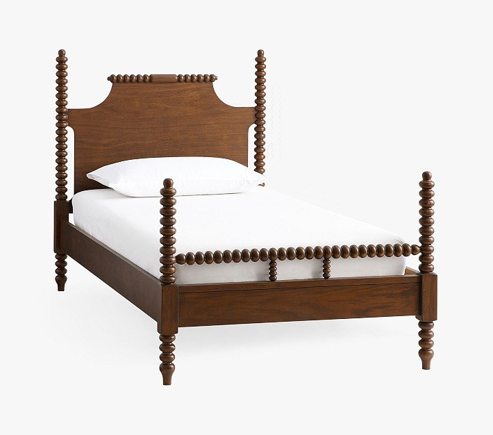 Chris Loves Julia Turned Wood Bed | Pottery Barn Kids