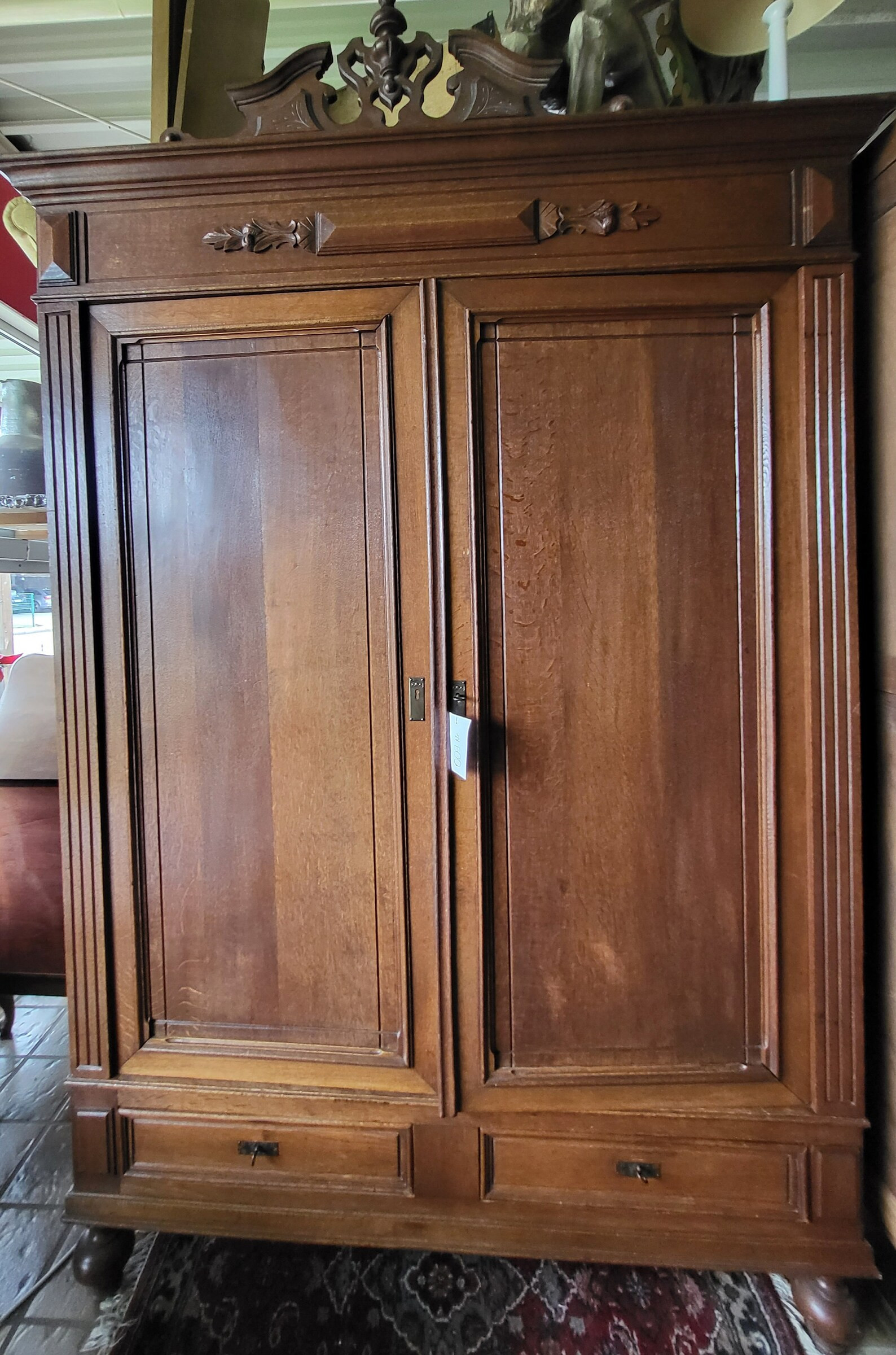 Oak Belgian Wardrobe From 1890 - Etsy | Etsy (US)