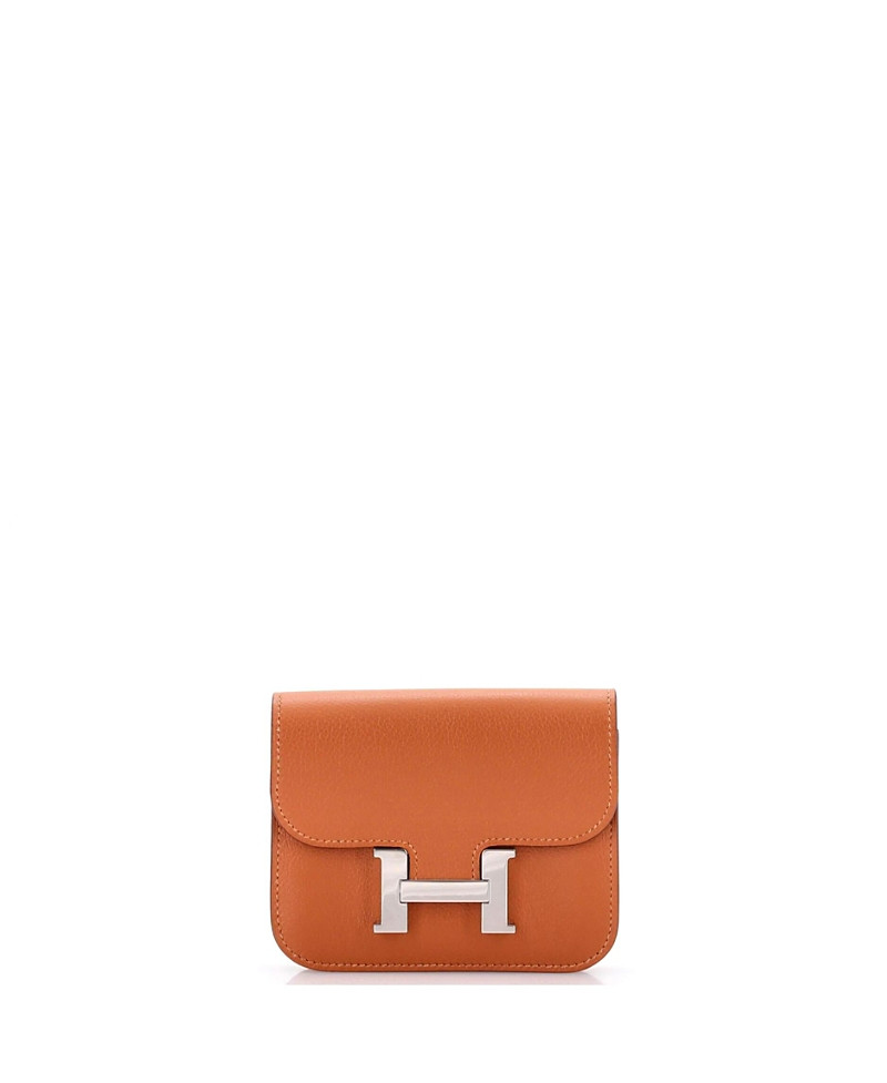 Pre-Owned HERMES Constance Slim Wallet Evercolor | Bloomingdale's (US)