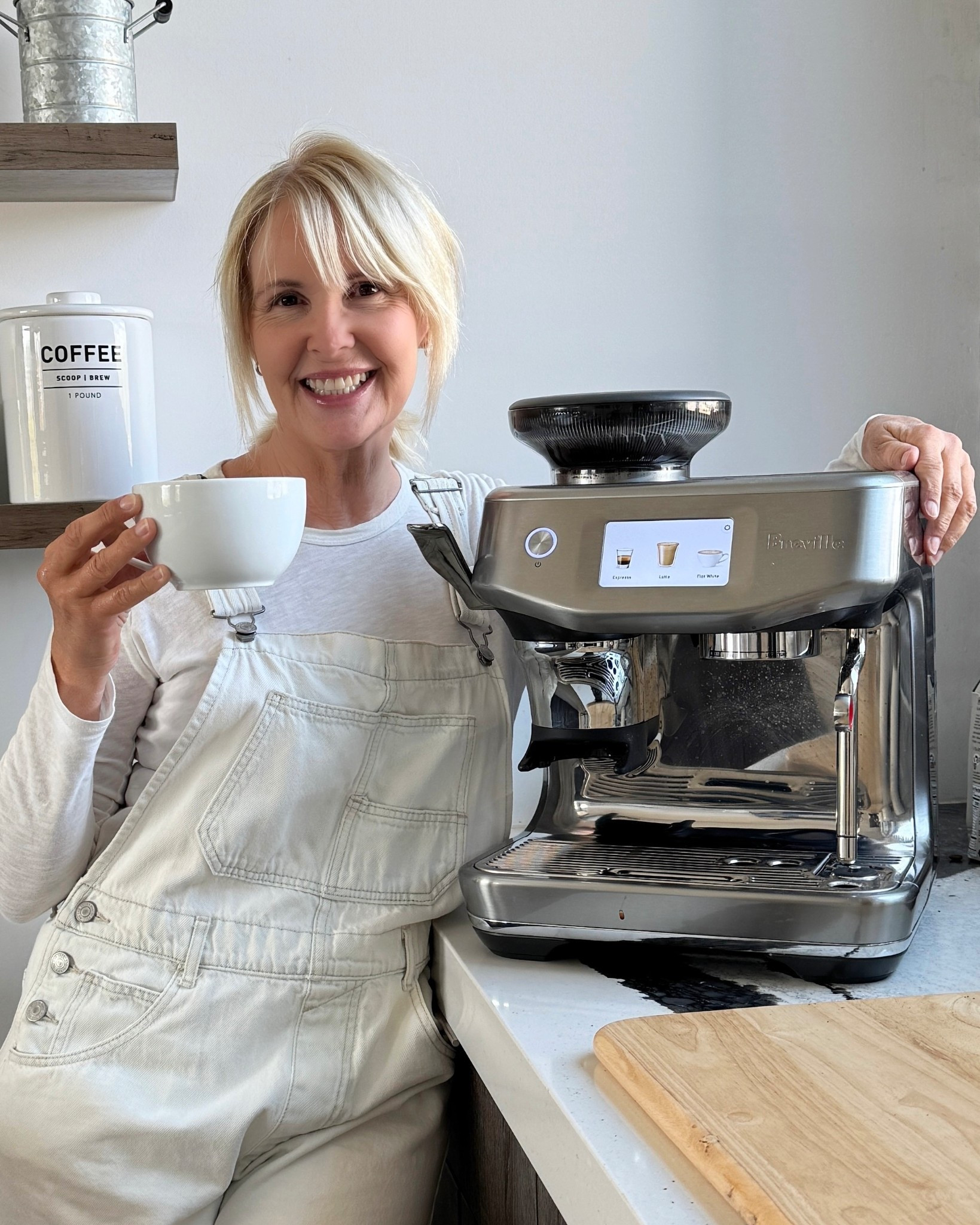 Breville Barista Touch — for the best-tasting latte! I use mine to make matcha lattes and hot chocolate, too. Yes, it's expensive, but it’s so worth it!

#LTKmorningroutine #LTKHome