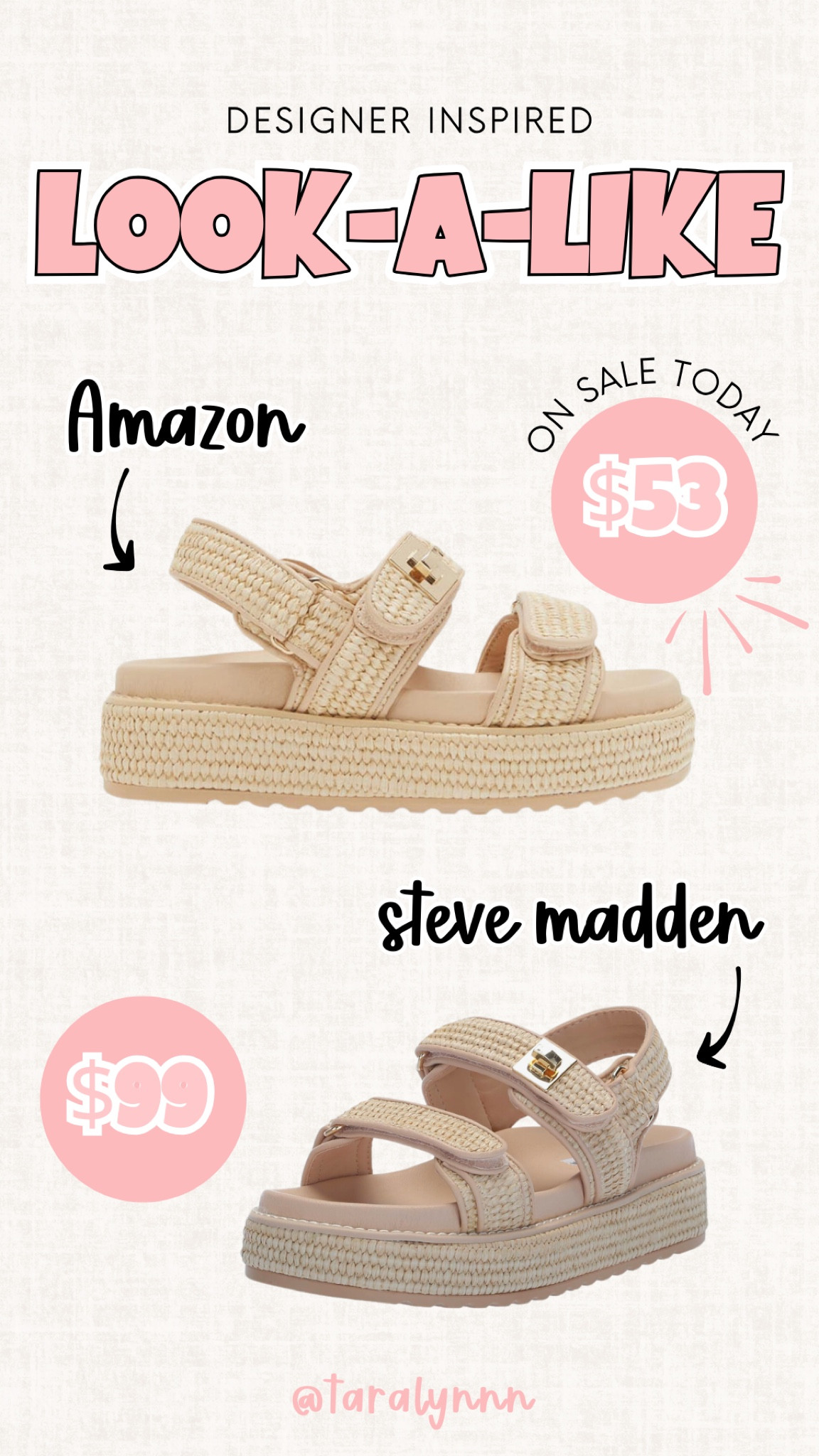 Steve Madden Inspired Platform Sandals from Amazon on sale today! ✨

#sandals #stevemadden #designerinspired #amazonfind #shoes #sale 

#LTKShoeCrush #LTKSaleAlert #LTKStyleTip