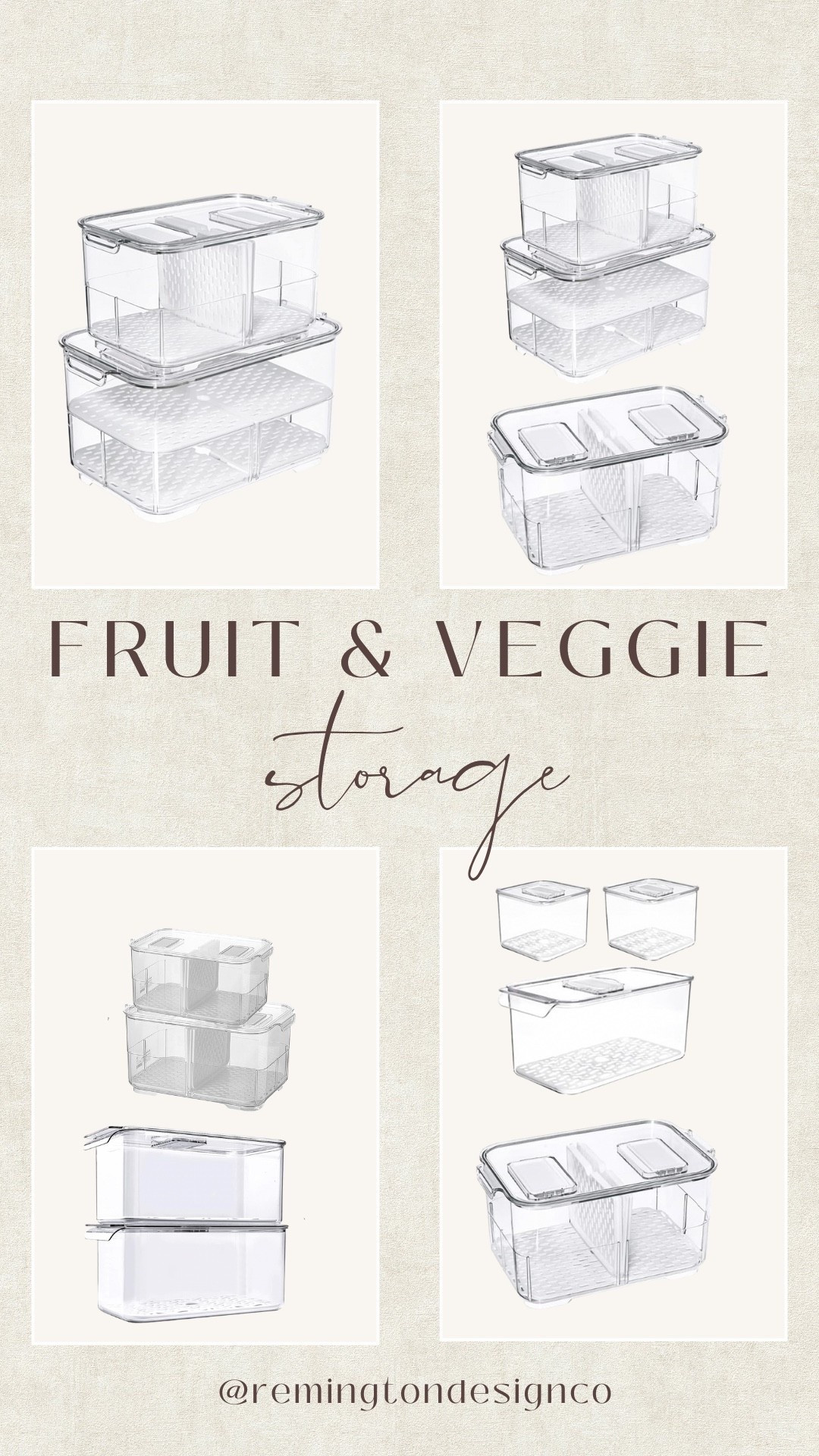 Fruit & Veggie storage containers I use & love! 🙌🏼

Home finds - Kitchen essentials - Storage - Home organization - Kitchen organization 

#LTKHome #LTKStyleTip #LTKSeasonal