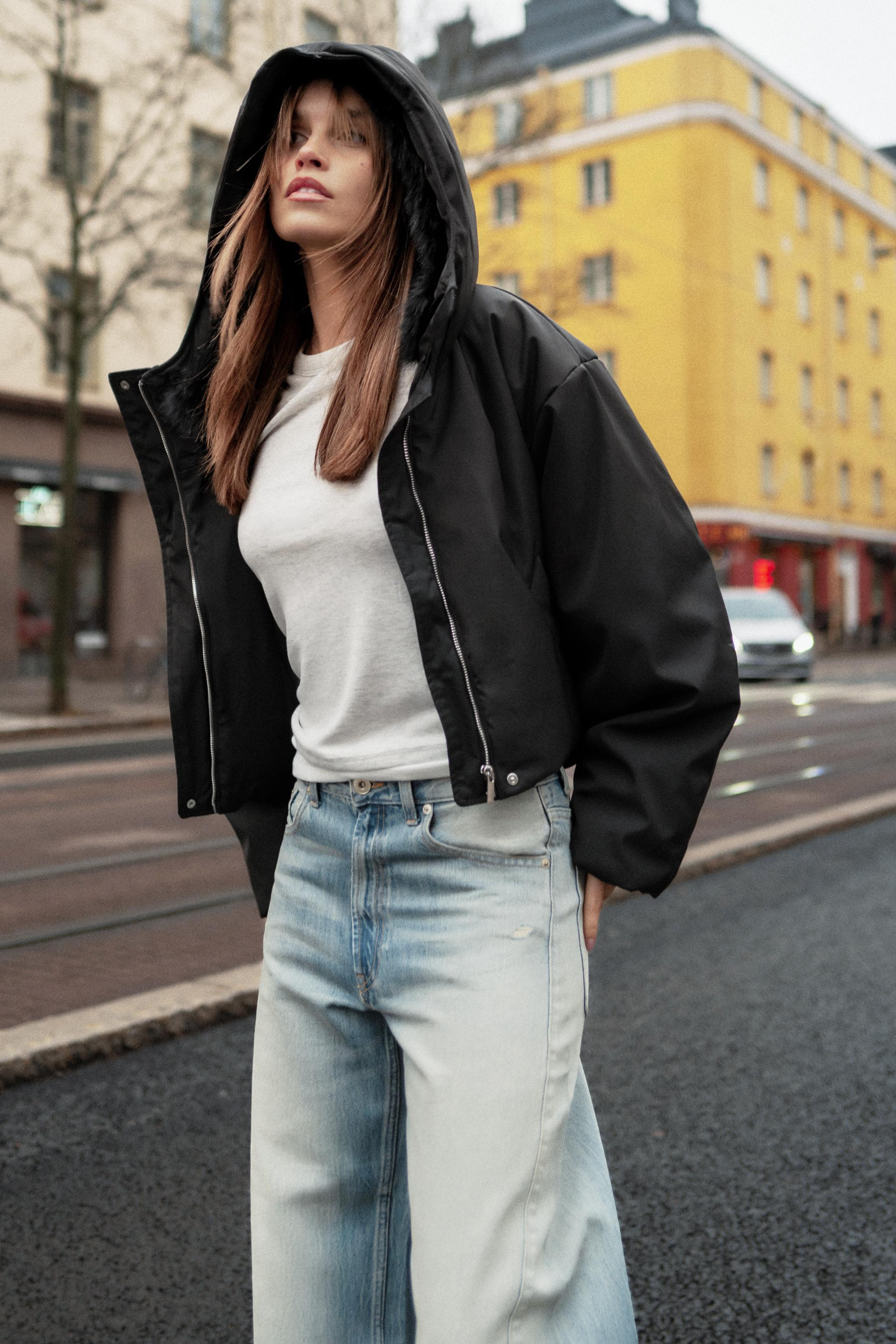 TRF MID-RISE BAGGY BARREL JEANS | Zara US