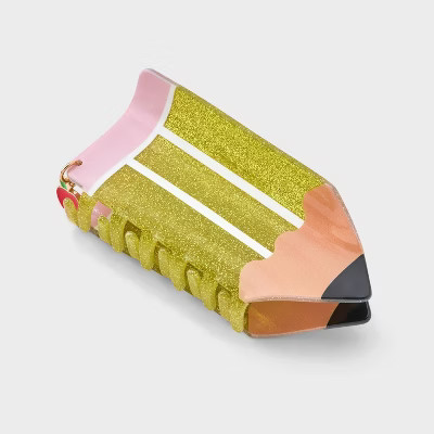 Teacher Pencil Claw Hair Clip - Yellow | Target