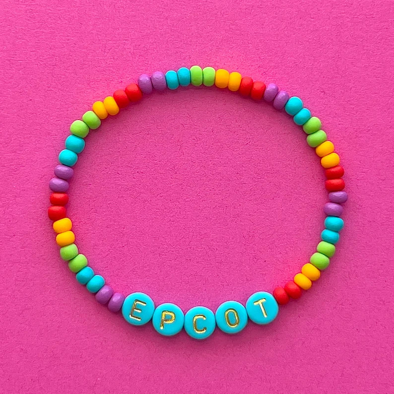 Festival of the Arts Epcot Beaded Bracelet - Etsy | Etsy (US)