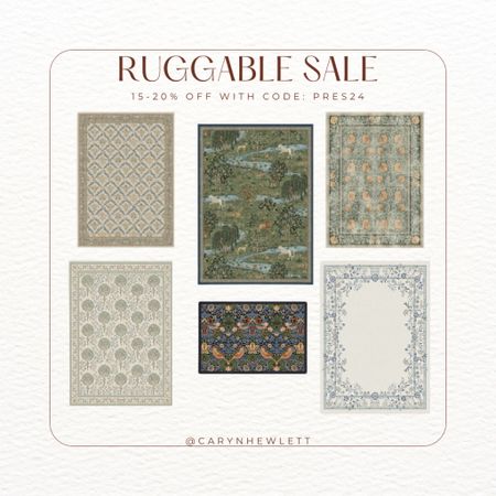You know it’s a good day when Ruggable is on sale! 15-20% off for their President’s Day Sale with code: PRES24 🤍🌿

#LTKhome #LTKsalealert