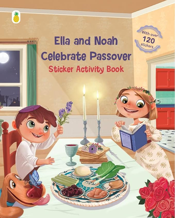 Ella and Noah celebrate Passover: sticker activity book (120+ Stickers with matching scenes, colo... | Amazon (US)