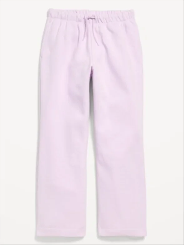 Favorite Fleece High-Waisted Wide-Leg Sweatpants for Girls product image from the verified GPgrows LTK collection